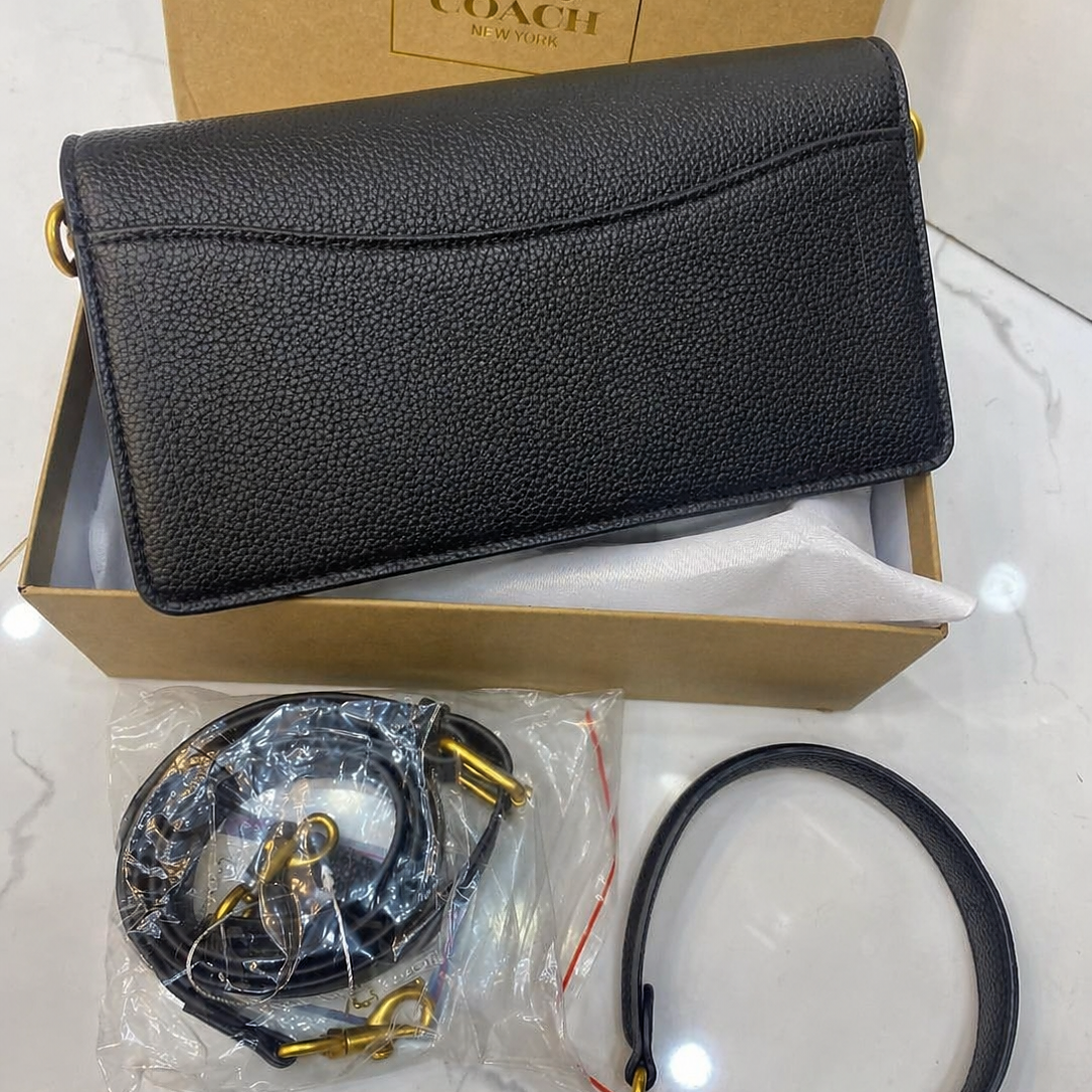 Coach Signature Tabby Bag (Black)