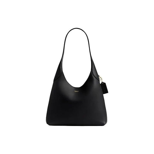 Coach Brooklyn 28 Leather Shoulder Bag (Black)