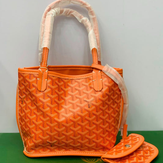 Goyard Tote Bag - Orange (Mini)