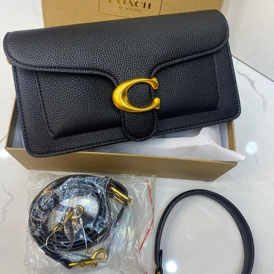 Coach Signature Tabby Bag (Black)