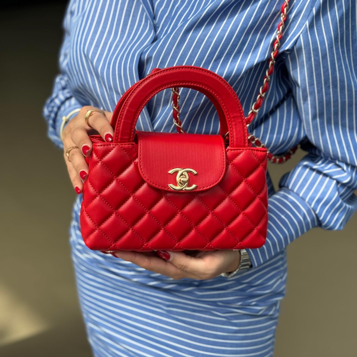 Chanel Small Kelly Bag (Red)