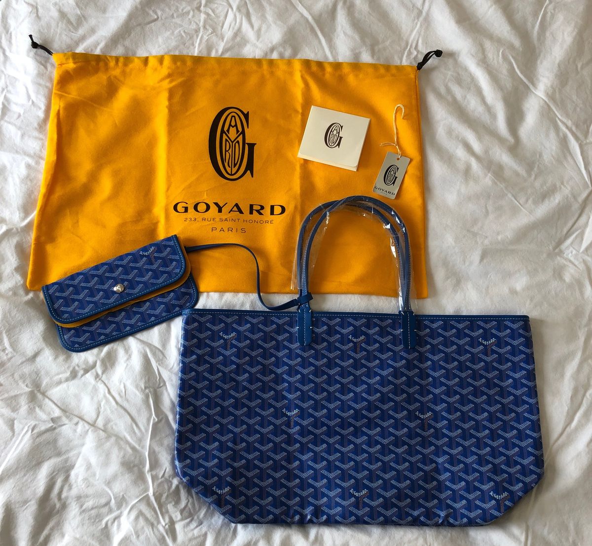 Goyard Tote Bag – Royal Blue (Large)