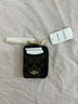 Coach Zip Card Case in Signature Canvas (Black)