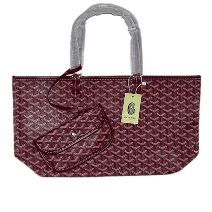 Goyard Tote Bag – Burgundy (Large)