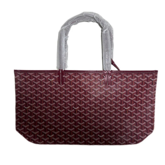 Goyard Tote Bag – Burgundy (Large)