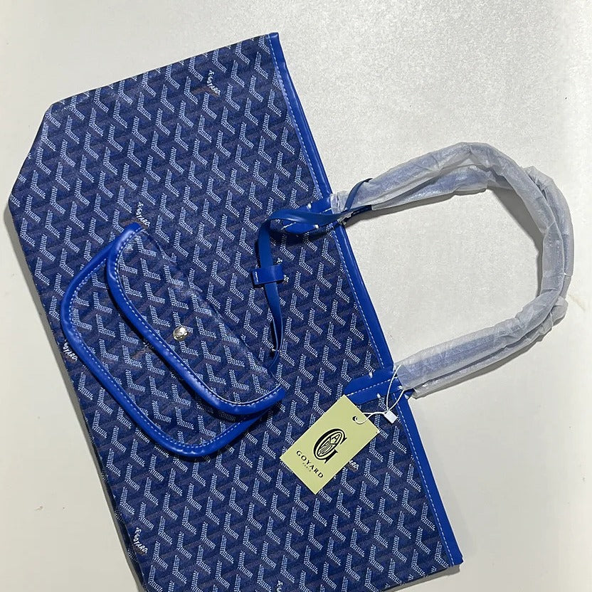 Goyard Tote Bag – Royal Blue (Large)