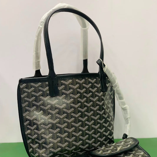 Goyard Tote Bag - Black (Mini)