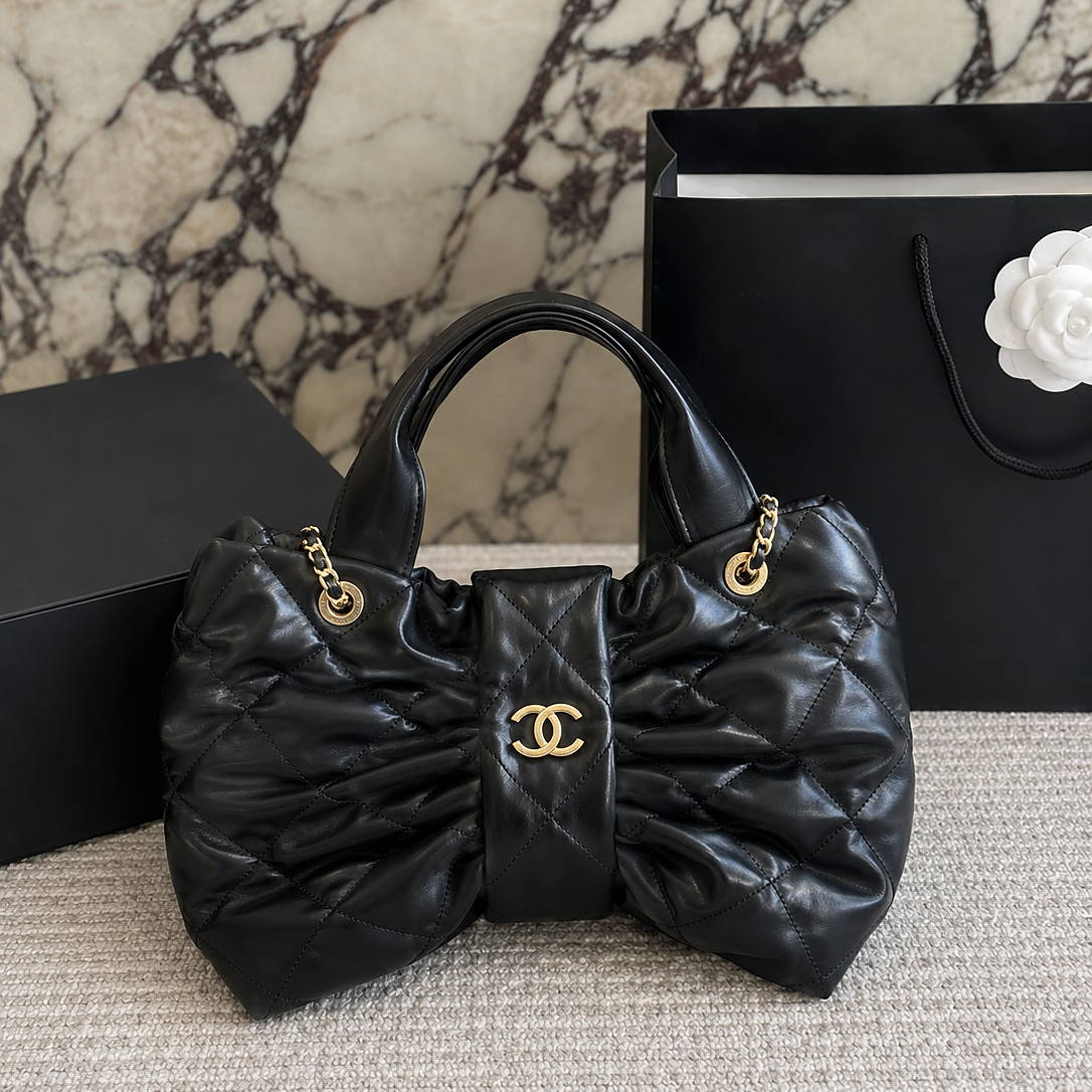 Chanel Bow Bag (Black Color)