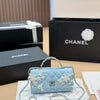 Chanel Floral Bag (Light Blue)