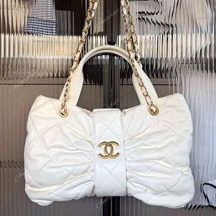 Chanel Bow Bag (White Color)