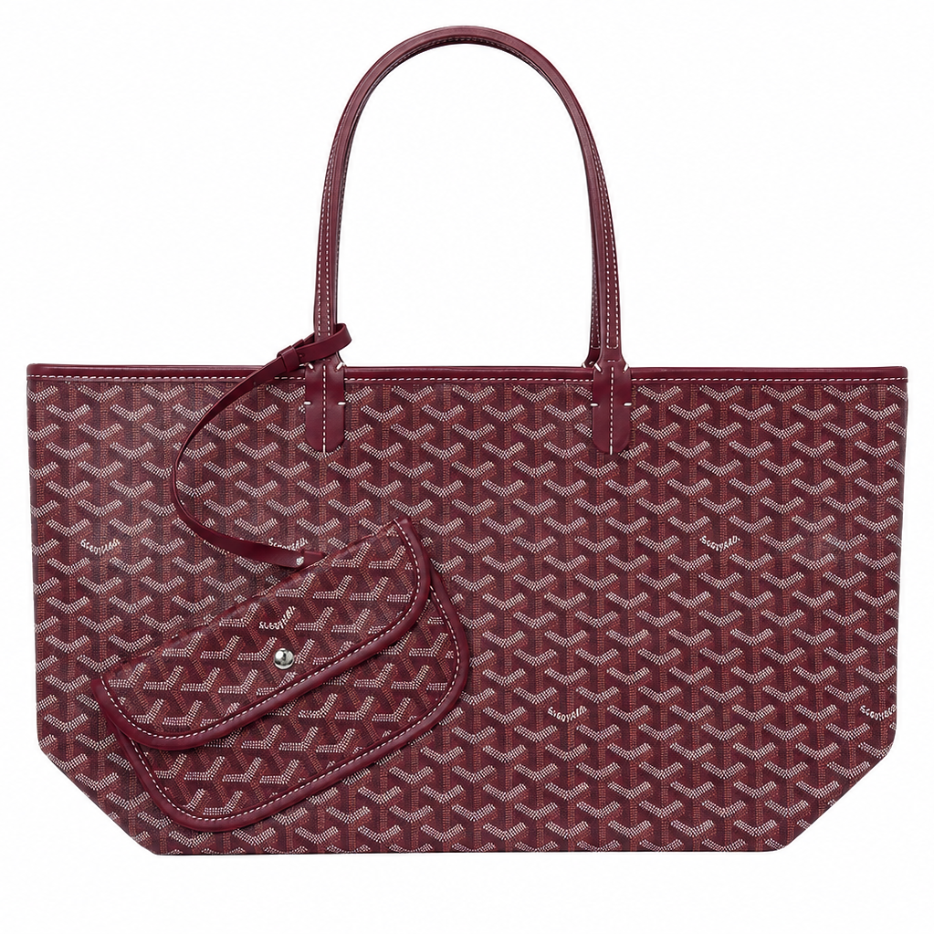 Goyard Tote Bag – Burgundy (Large)