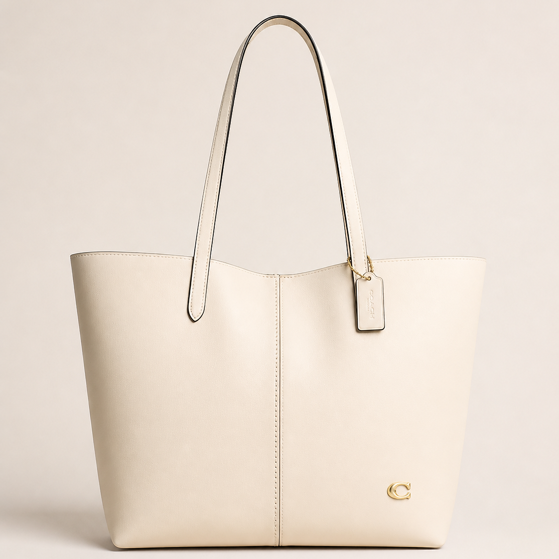 Coach North Tote Bag (White)