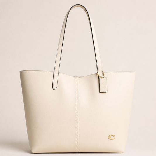Coach North Tote Bag (White)