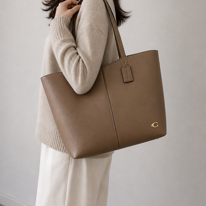 Coach North Tote Bag (Light Brown)