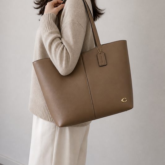 Coach North Tote Bag (Light Brown)