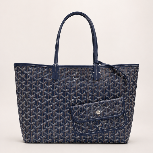 Goyard Tote Bag-Blue (Large)