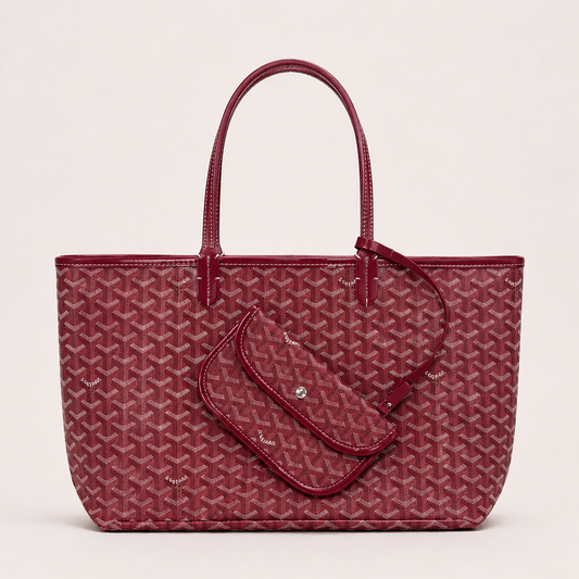 Goyard Tote Bag-Red (Large)