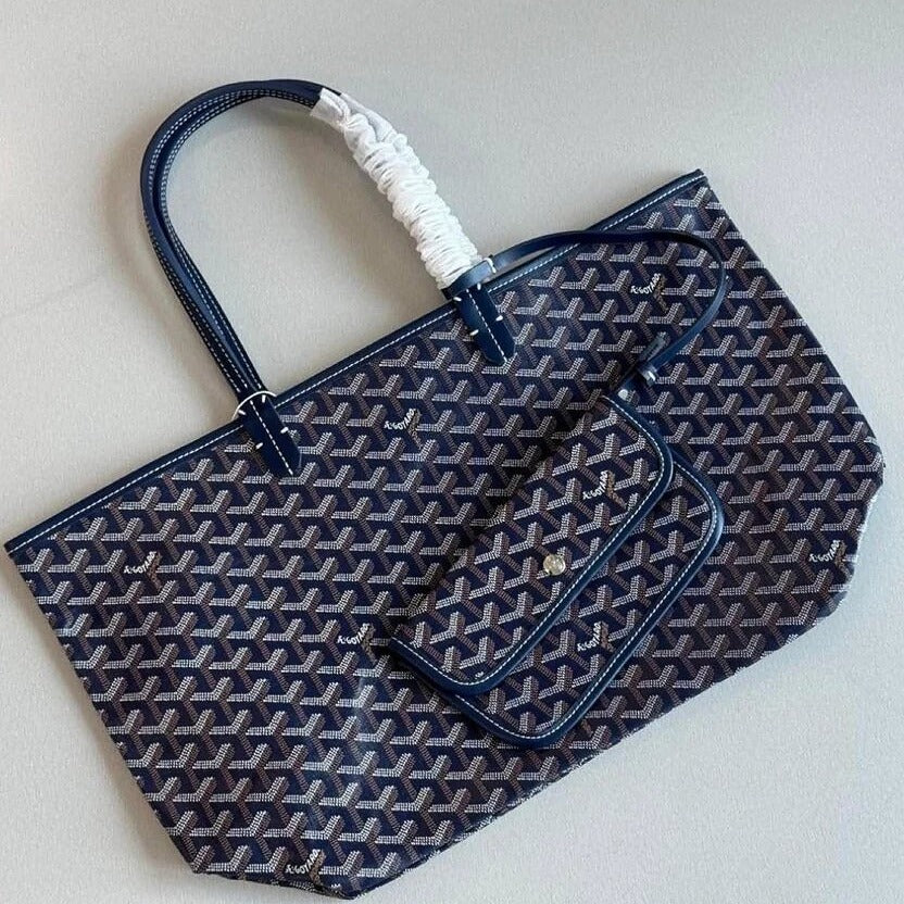 Goyard Tote Bag-Blue (Large)
