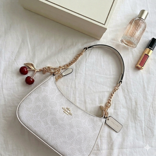Coach Teri Shoulder Bag (White)