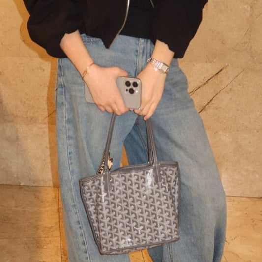 Goyard Tote Bag - Grey (Mini)