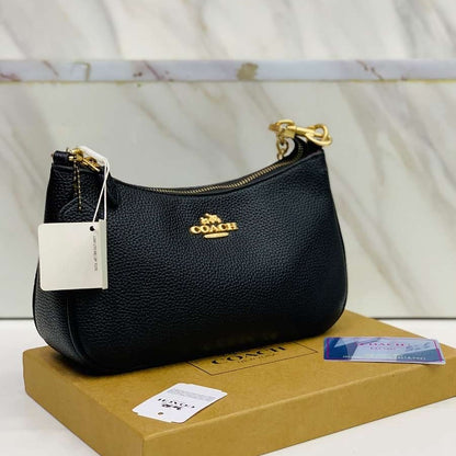Coach Teri Shoulder Bag (Plain Black)