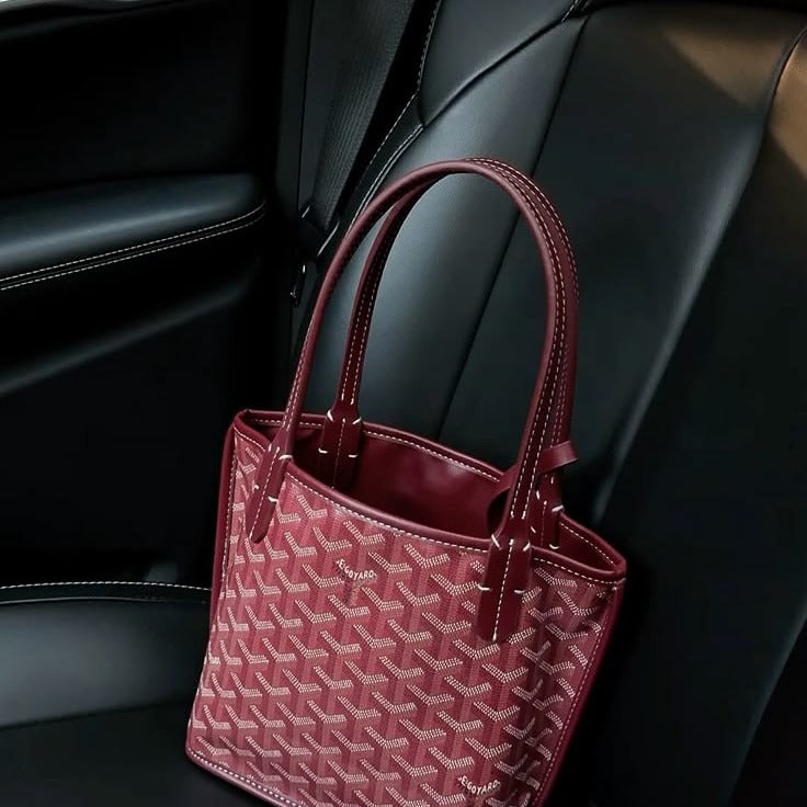 Goyard Tote Bag - Maroon (Mini)