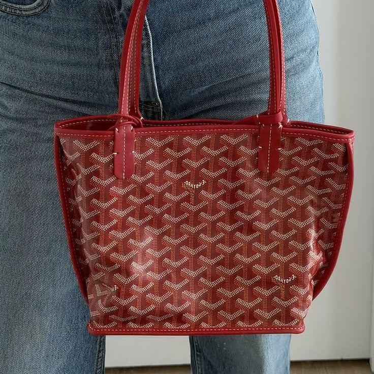 Goyard Tote Bag - Maroon (Mini)