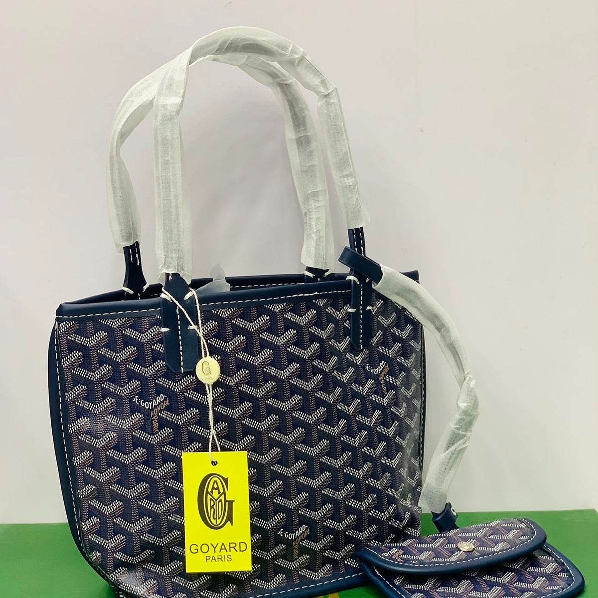 Goyard Tote Bag - Navy Blue (Mini)