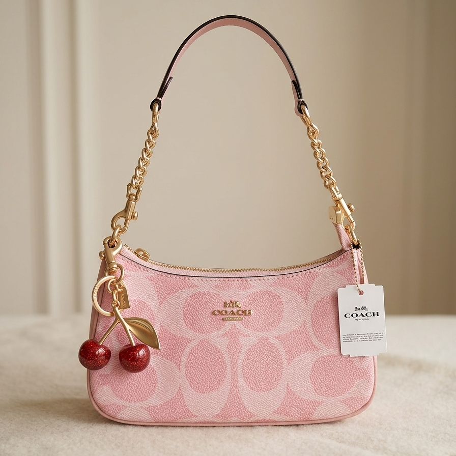 Coach Teri Shoulder Bag (Pink)