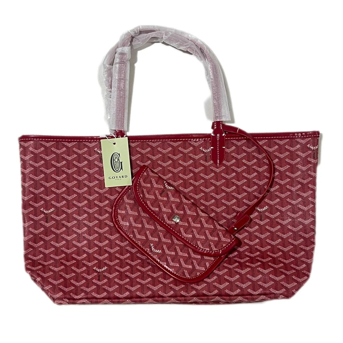 Goyard Tote Bag-Red (Large)
