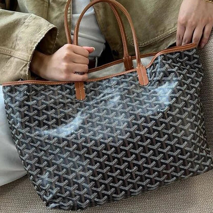 Goyard Tote Bag - Black Brown (Large)