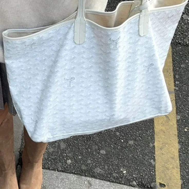 Goyard Tote Bag -White (Large)