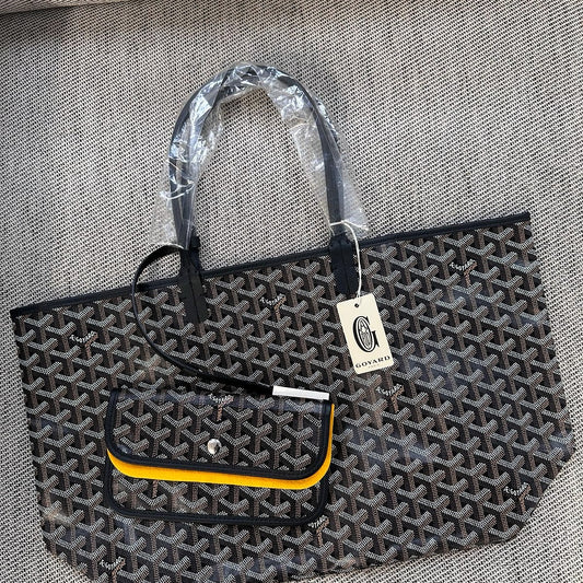 Goyard Tote Bag – Black (Large)