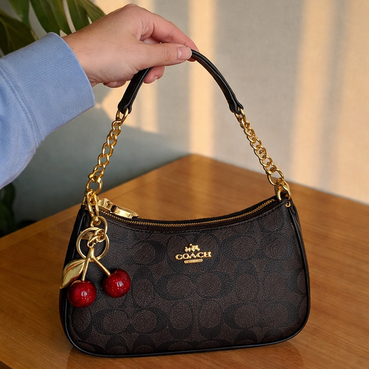 Coach Teri Shoulder Bag (Black)