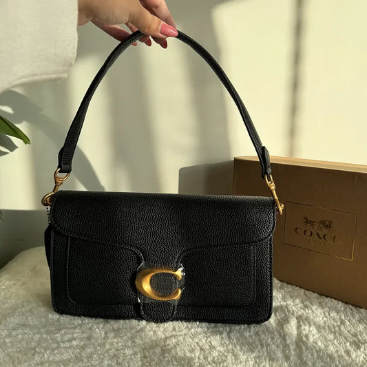 Coach Signature Tabby Bag (Black)