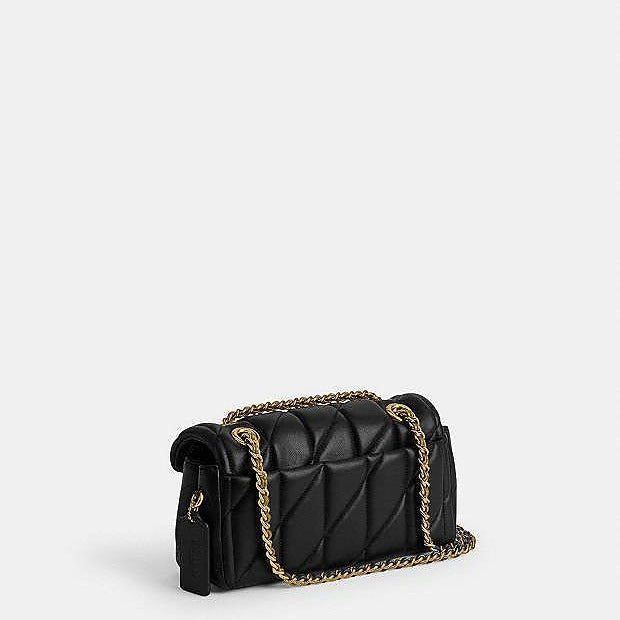 Coach Quilted Tabby Bag (Black)