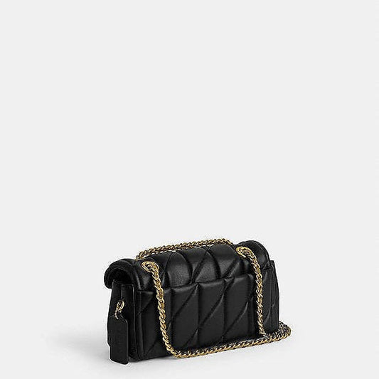 Coach Quilted Tabby Bag (Black)