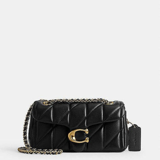 Coach Quilted Tabby Bag (Black)