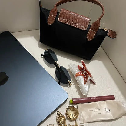 Longchamp Mini Crossbody Bag (Black)
