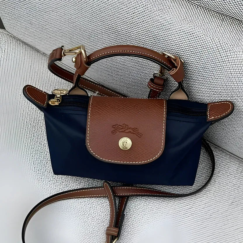 Longchamp Mini Crossbody Bag (Blue)