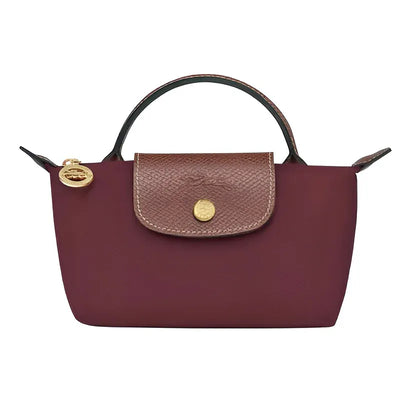 Longchamp Mini Crossbody Bag(Burgundy)