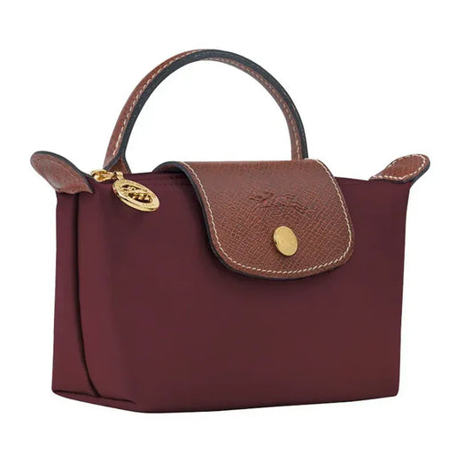 Longchamp Mini Crossbody Bag(Burgundy)