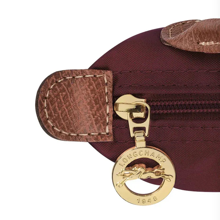 Longchamp Mini Crossbody Bag(Burgundy)