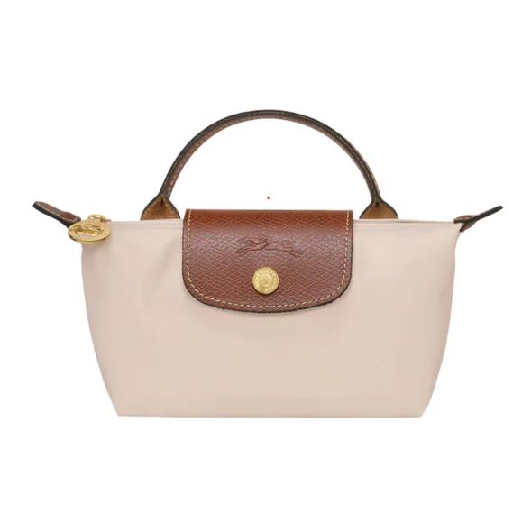 Longchamp Mini Crossbody Bag (Beige)