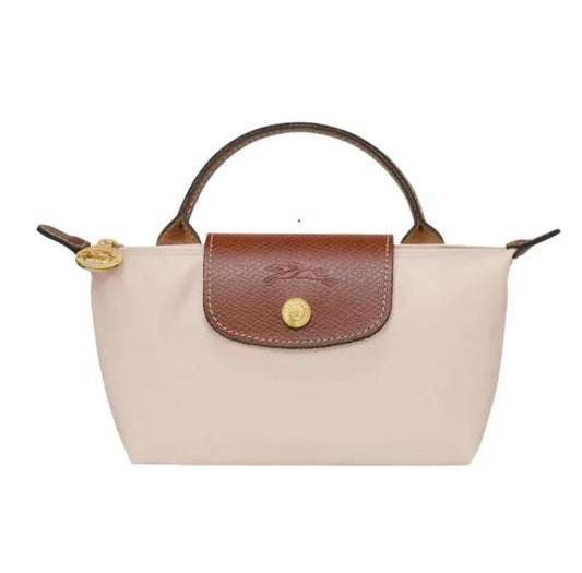 Longchamp Mini Crossbody Bag (Beige)