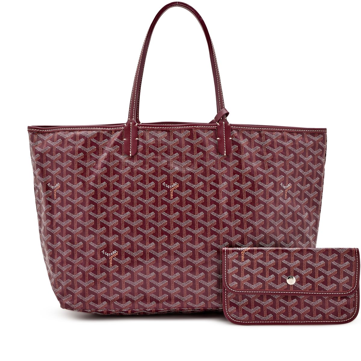 Goyard Tote Bag – Burgundy (Large)
