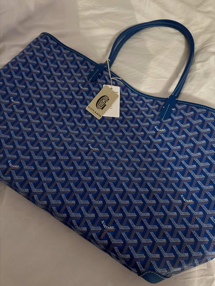 Goyard Tote Bag – Royal Blue (Large)